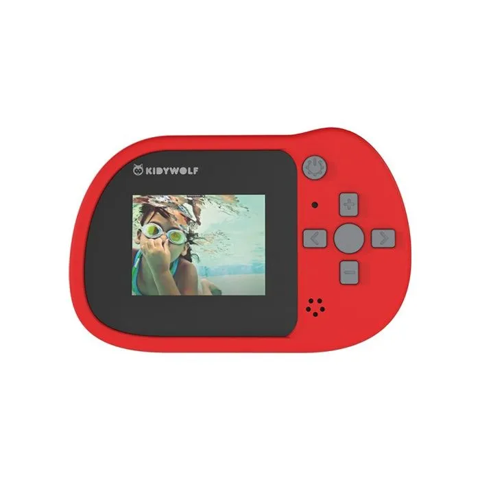 Kidywolf appareil photo compact Kidycam rouge-3