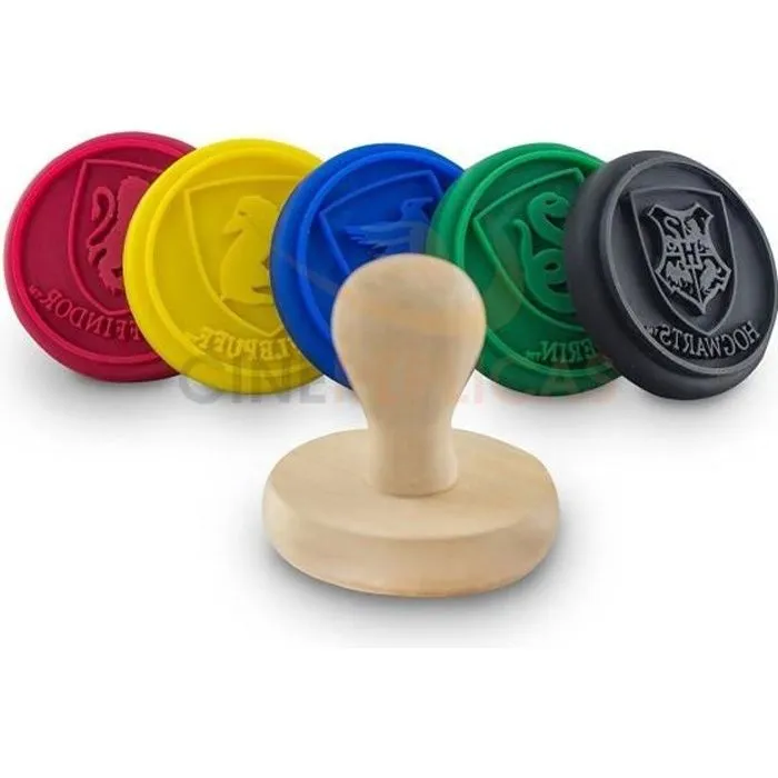 Noble Collection - Tampons Silicones Harry Potter - Cookie 4 maisons + Poudlard-0