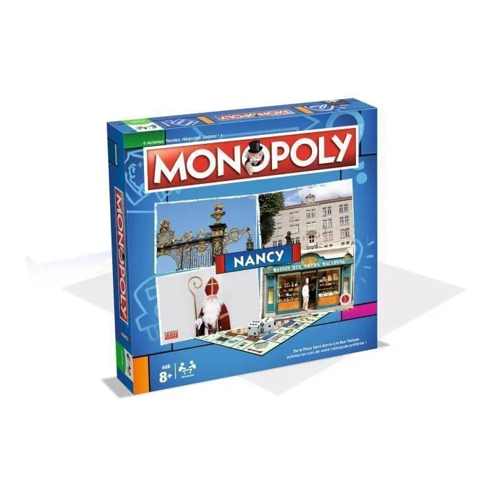 MONOPOLY Nancy - Jeu de societé - Version française-0