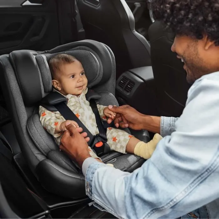 BEBECONFORT Siège auto évolutif pivotant 360° EvolveFix i-Size - Gr 0/1/2/3 - Isofix - 0 à 12 ans (36 kg) - 40-150 cm TINTED BLACK-2
