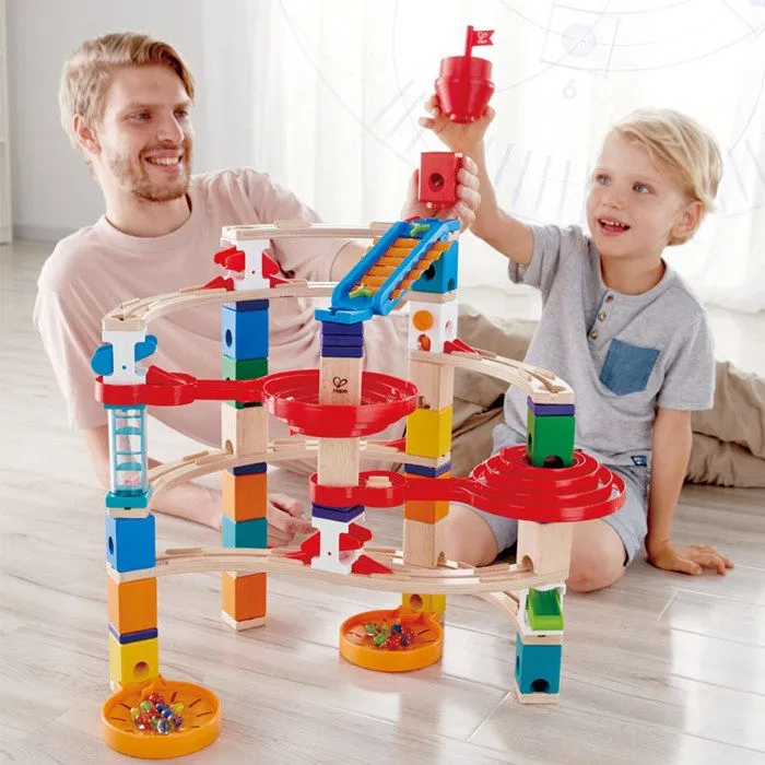 Circuit de billes Super Spirals - HAND MINUTE - Quadrilla - 129 pièces - Jouet pour enfant de 4 ans et plus-0