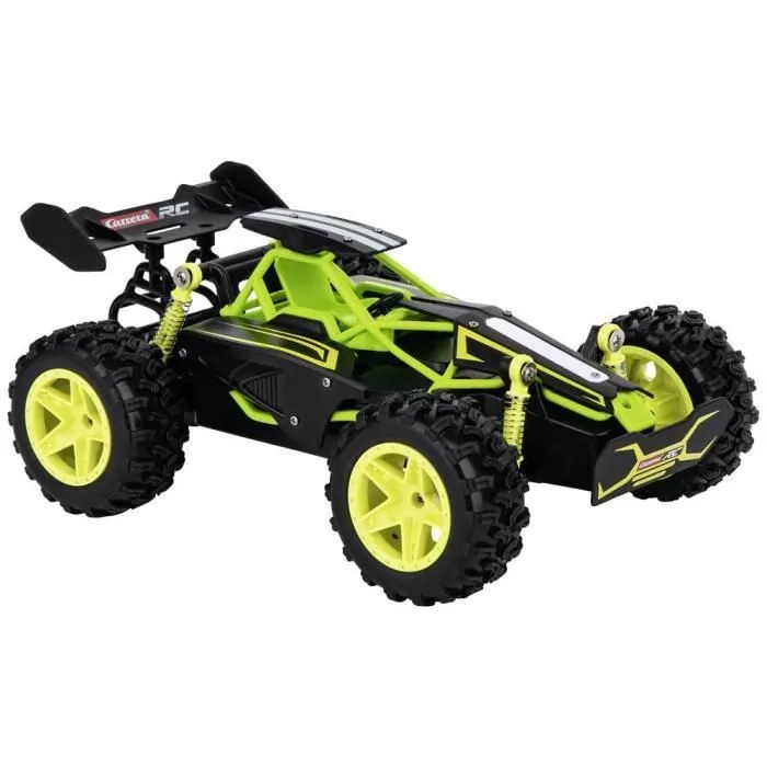 Buggy électrique débutant Carrera RC 370200001 Lime 1:18 - Vert - 4 roues - Batterie incluse-0