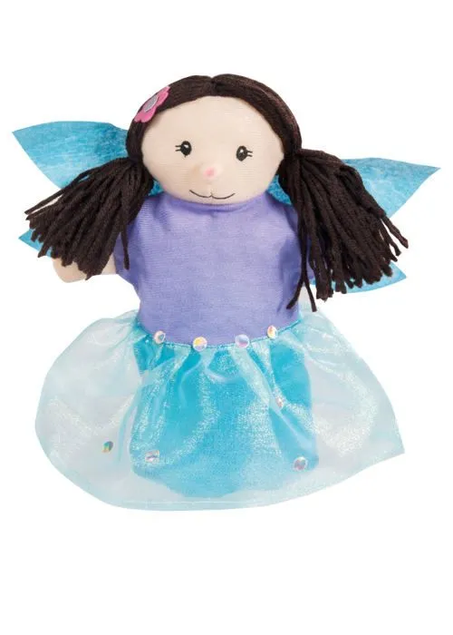 ROBA Set de 4 Marionnettes à Main en Peluche - pour Théâtre de Guignol-1