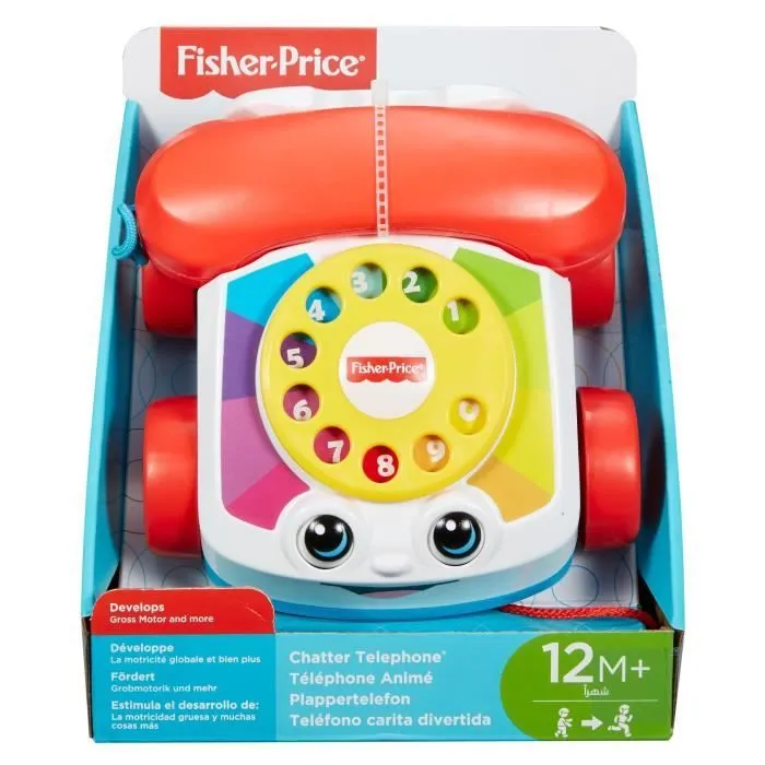 Fisher-Price - Le Téléphone Animé - Jouet d'éveil - 12 mois et + FGW66-3