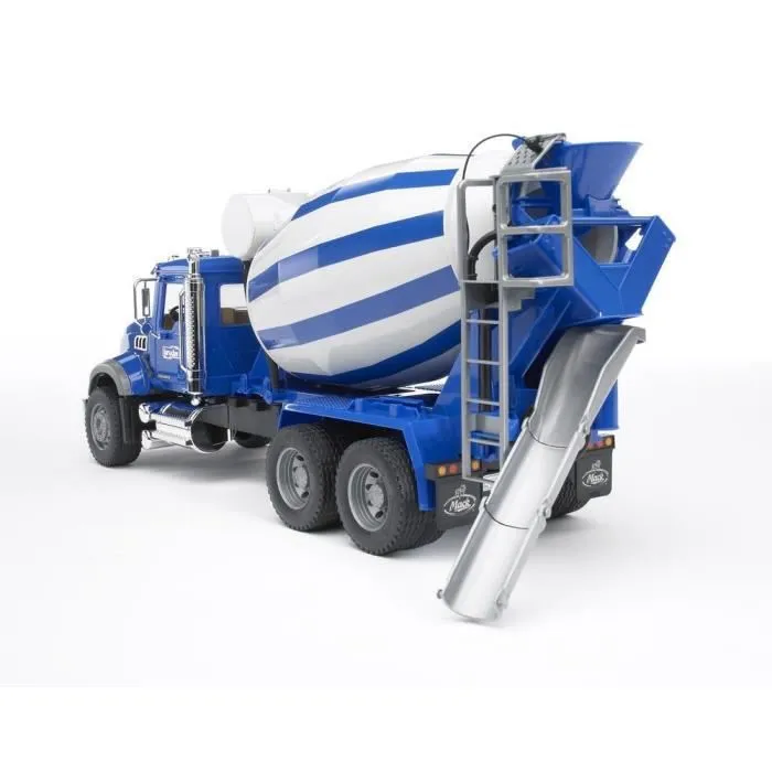 Camion toupie à beton BRUDER MACK Granite Série Super Pro - Bleu - 65 cm-3