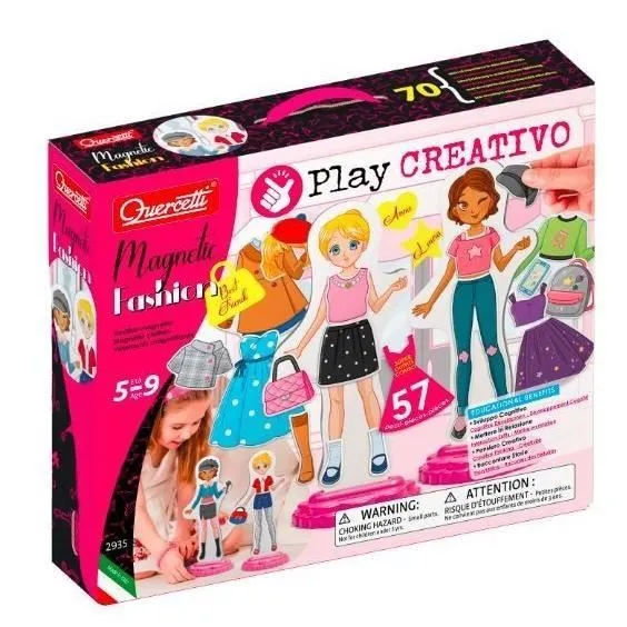 Jeu magnétique de mode Quercetti - Best Friends - Multicolore - Enfant Mixte-0