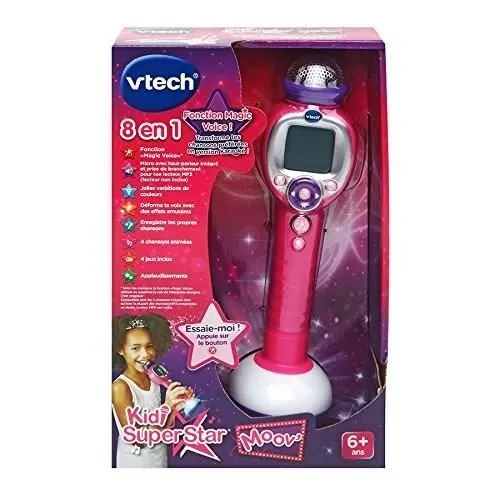 Micro Karaoké Enfant VTECH Kidi Super Star Moov' Rose - 6 ans et +-3
