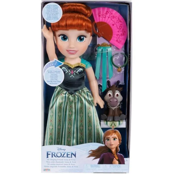REINE DES NEIGES 2 - Poupée Anna musicale - 38 cm - JAKKS - 480446-1