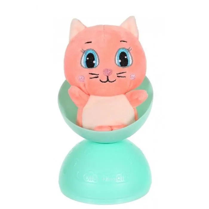 Gipsy Toys - Chat Mia - Collectimals - 10 cm - Corail-1