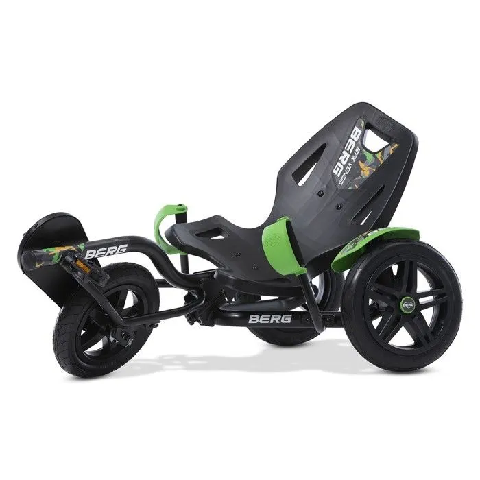 Kart à pédales BERG Street-X Venom - Vert - Enfant - 4 roues - Pneumatique-0