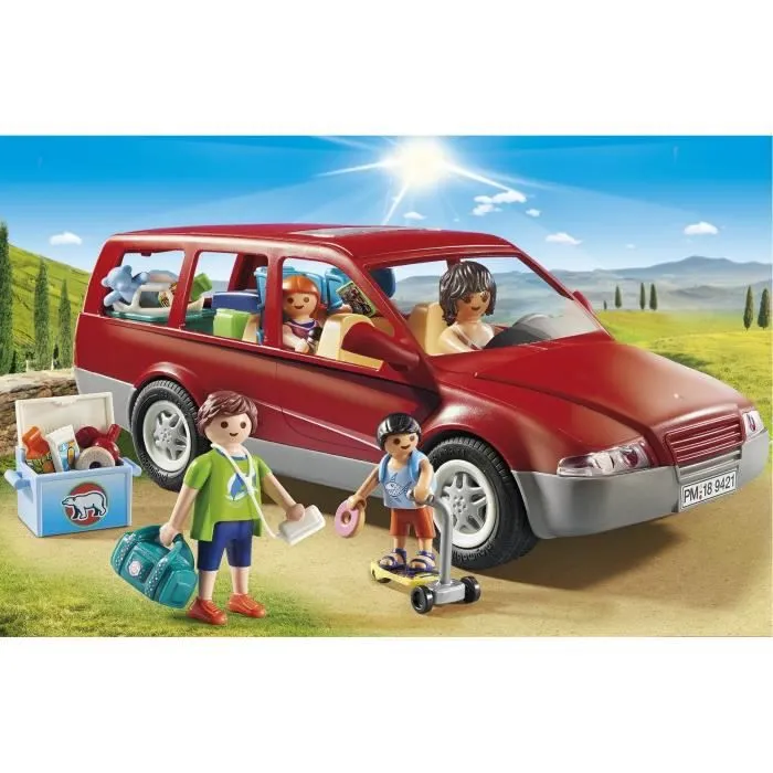 PLAYMOBIL 9421 - Famille avec voiture - Playmobil City Life - Mixte - A partir de 4 ans-1