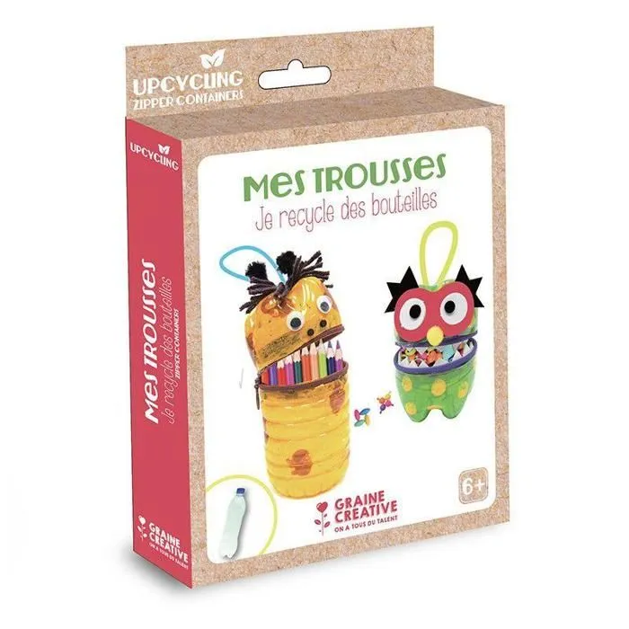 Kit créatif recyclage - GRACRE - GRAINE CREATIVE ON A TOUS DU TALENT - Jaune - Pour enfants-1