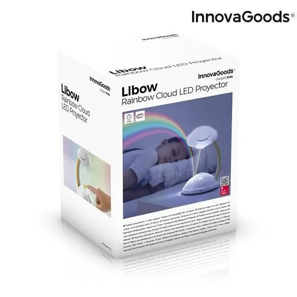 Lampe à projecteur LED Nuage Arc-en-ciel veilleuse enfant-1