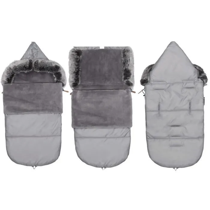 SPRINGOS® Chancelière d'hiver pour poussette, traîneau et siège bébé 40 x 80 cm-3