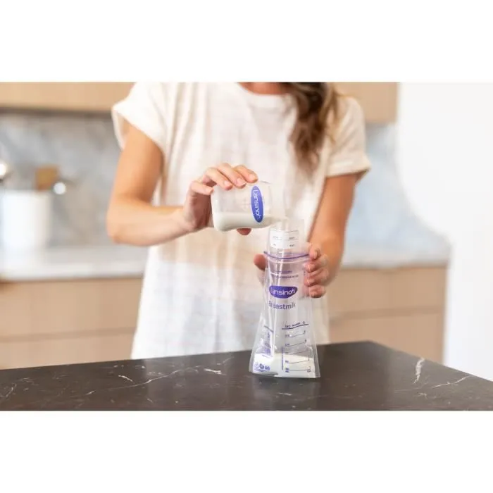 LANSINOH Lot de 25 Sachets de conservation du lait maternel-2