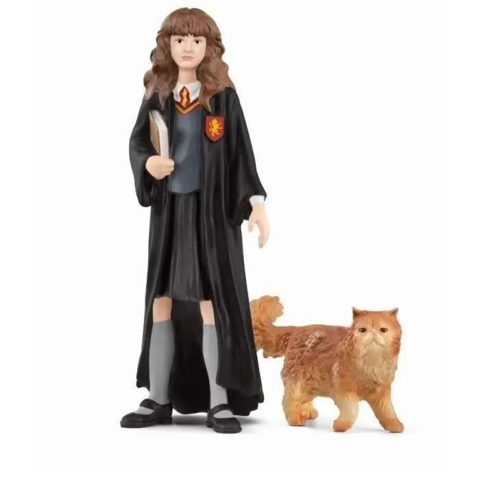 Figurine Hermione et Pattenrond, Harry Potter, pour enfants dès 6 ans, Schleich 42635 Harry Potter, Univers WIZARDING WORLD-3
