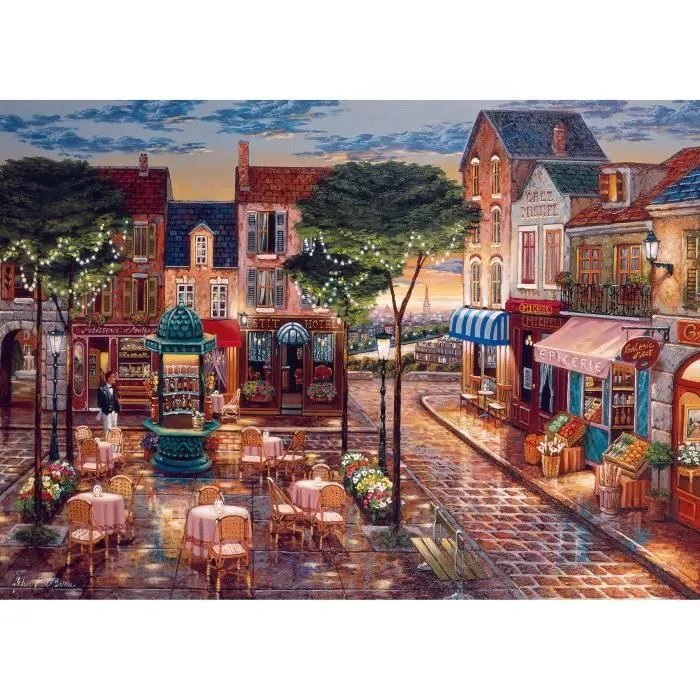 Puzzle 1000 pièces Paris en peinture, Adultes & enfants dès 14 ans, Puzzle de qualité supérieure, 12000521, Ravensburger-0