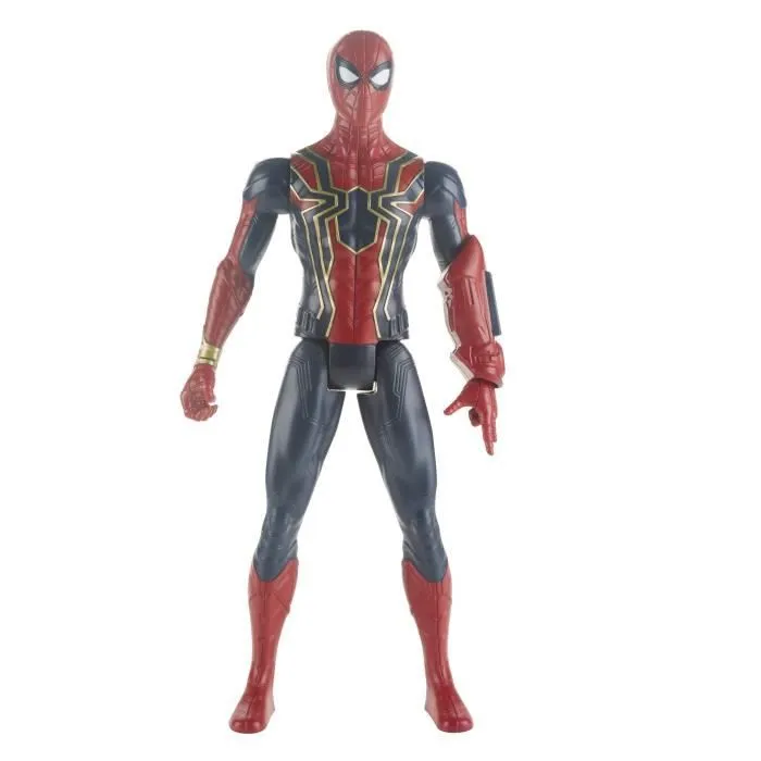 Figurine Titan Iron Spider-Man - HASBRO - Avengers - 30 cm - Rouge - Mixte - 3 ans et plus-0