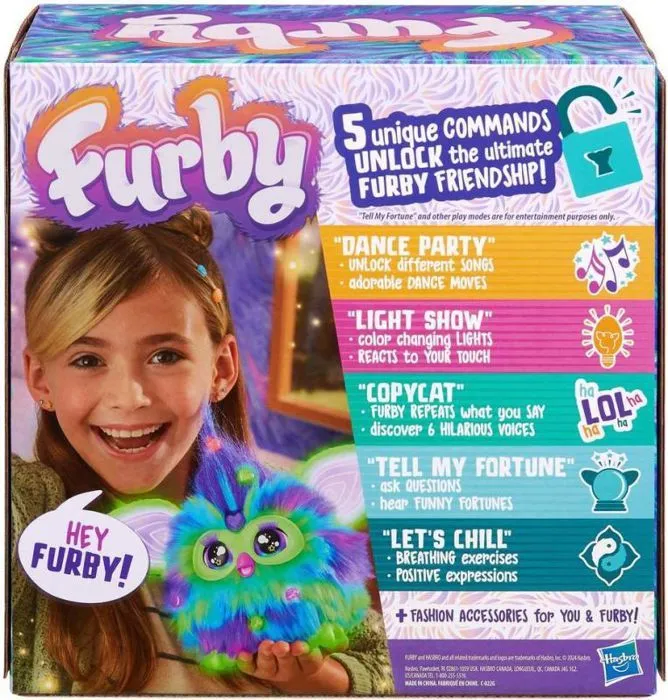 Peluche Furby Jouet interactif Aurora Furbealis-1