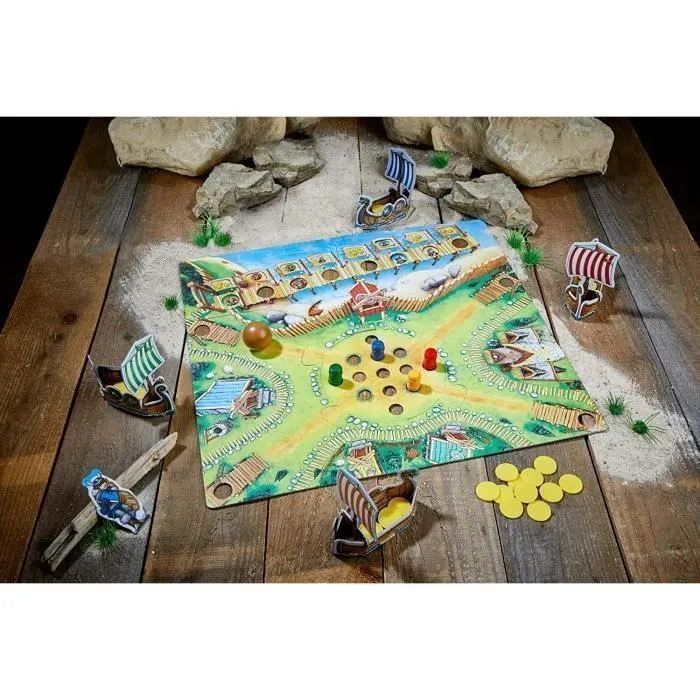 HABA H304700 La Vallée des Vikings Set de Table Multicolore 5525-1