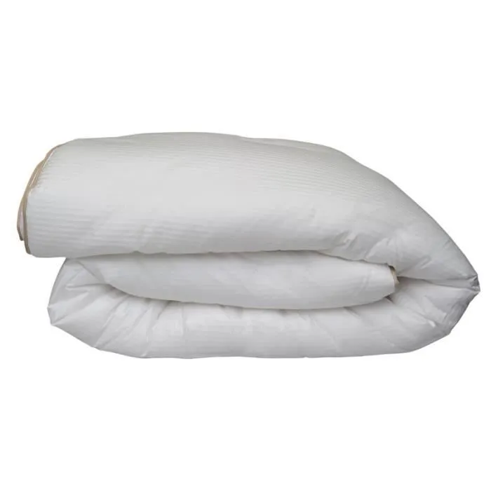 Couette "Fjord Grand Hotel" Chaude Satin de coton rayé Lestra - 240 x 260 cm pour lit King size-1