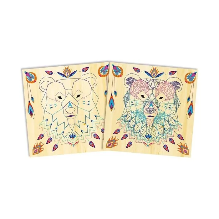 Kit créatif - JANOD - Fils tendus animaux - Multicolore-2