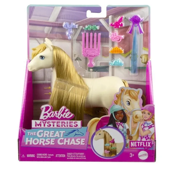 Bebeboutik Barbie Barbie Mysteries The Great Horse Chase Poney et accessoires HXJ36