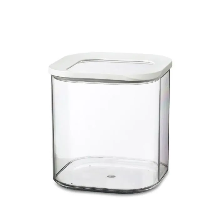 Boite de conservation hermétique en polyéthylène transparent blanc Modula-2.75l-0