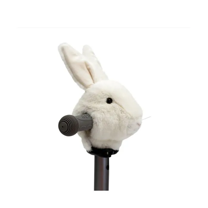 Tête Peluche - Wild et Soft - Lapin - Blanc - Pour Guidon T-Bar - Enfant-0