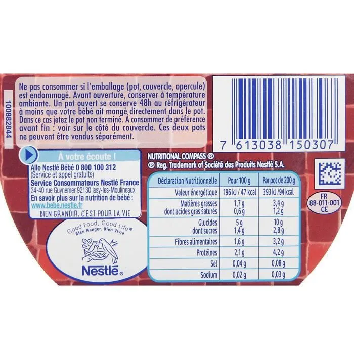 Plat bébé moussaka au bœuf - NESTLE - P'tite Recette - Dès 8 mois - 2 pots x 200 g-3