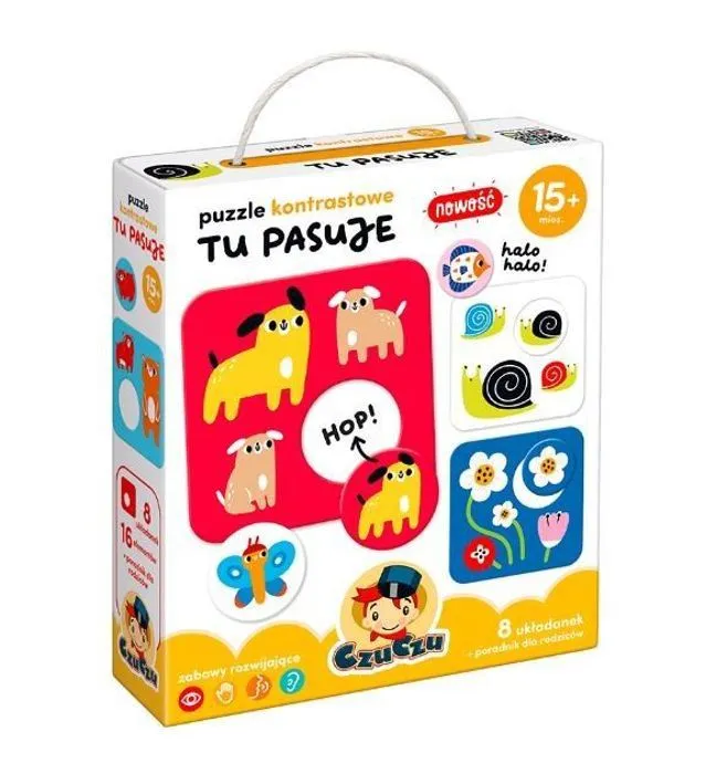 Puzzle Bright junior media - 501233 - CzuCzu Puzzle contrastÃ© Ici Ã-0