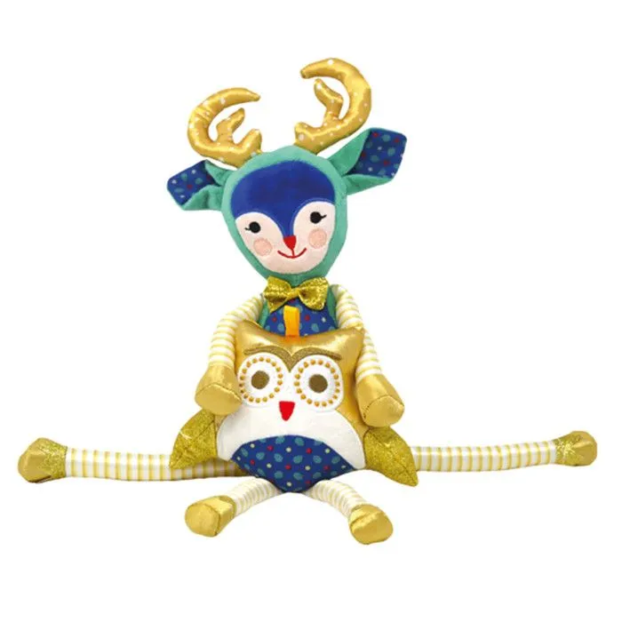 Peluche lutin de Noël jouet enfant Kari & Buh Multicolore 40 x 7 cm-3