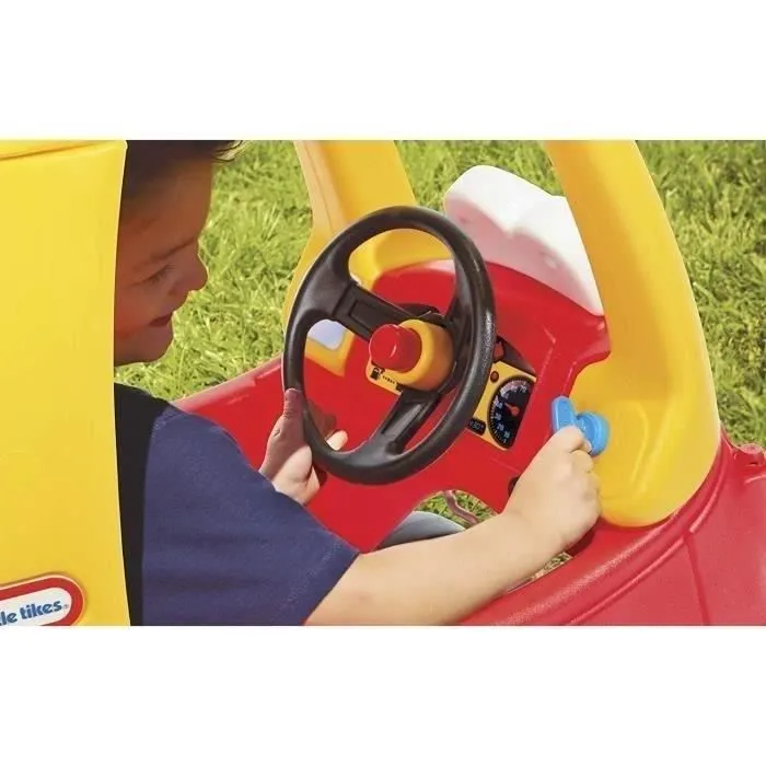 Little Tikes - Cozy Coupe Voiture d'enfant - Mini Véhicule pieds au sol à pousser avec véritable klaxon - Dès 18 mois-4