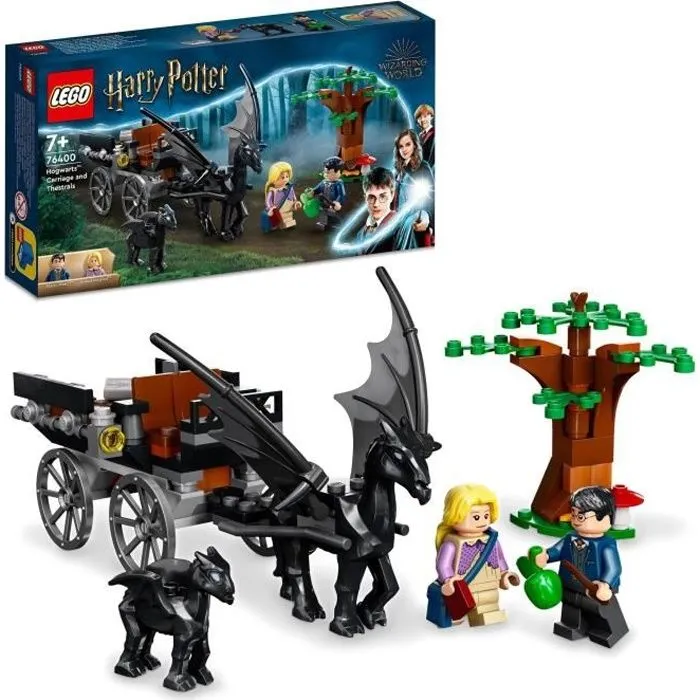 LEGO® 76400 Harry Potter La Diligence et les Sombrals de Poudlard, Jouet et Minifigurine de Chevaux et de Calèche dès 7 ans-0