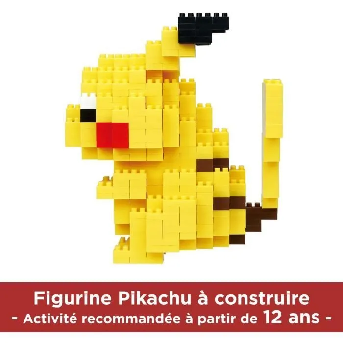 Figurine en briques - BANDAI - NANOBLOCK - Pokémon - Pikachu Deluxe-2