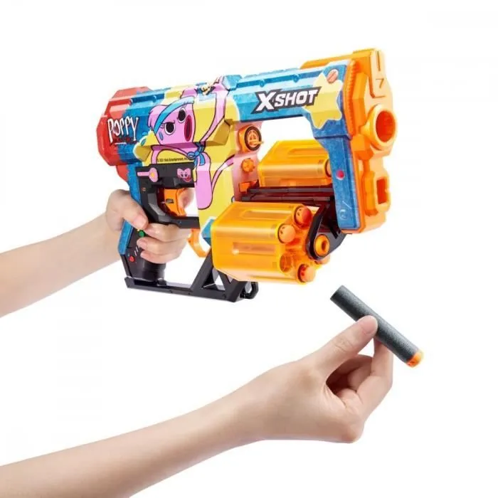 X-SHOT SKINS DREAD (12 FLECHETTES) POPPY PLAYTIME S1KISSY ZURU X-SHOT-1