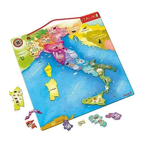 Carte Magnétique Éducative - JANOD - J05488 - Multicolore - Intérieur - 1 joueur ou plus-0