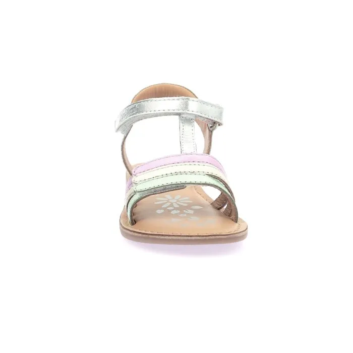 KICKERS Sandales Diamanto Argent multico-4
