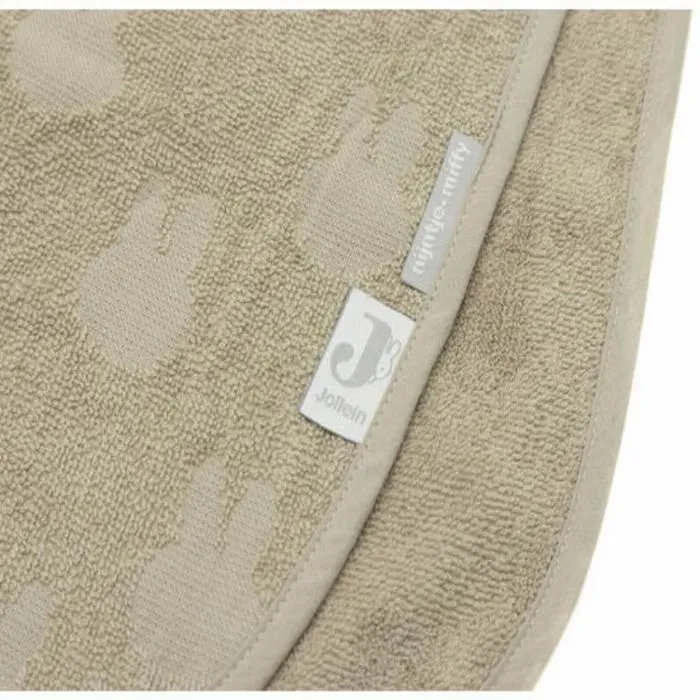 Poncho de bain bébé coton éponge 1 à 4 ans Miffy Jacquard Vert Olive-3