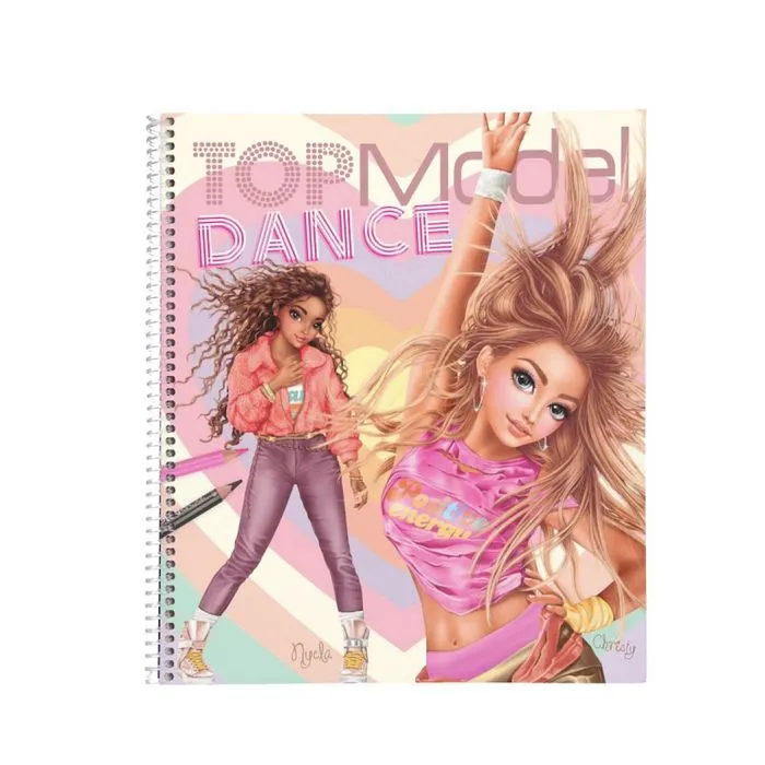 Album coloriage et création TOP Model modèle Dance-0