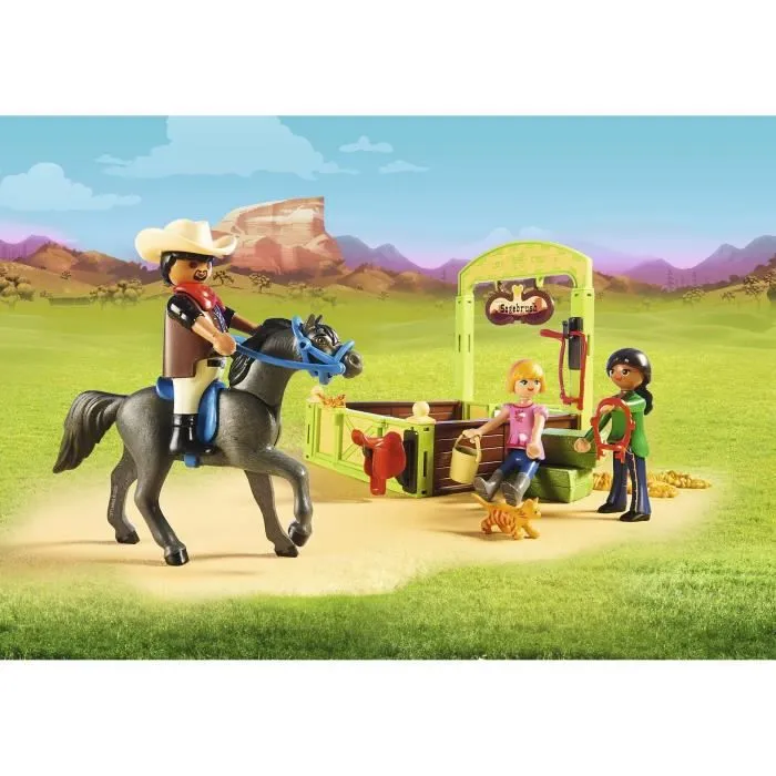 PLAYMOBIL - Grange avec Lucky, Apo et Abigaëlle - 153 pièces - Mixte - A partir de 4 ans-3