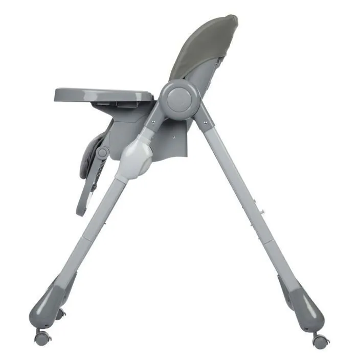 BEBECONFORT OLEA Chaise haute bébé, évolutive, multi-positions; de la naissance à 3 ans (15 kg), Mineral Gray-1