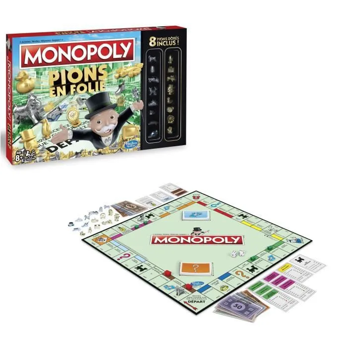 MONOPOLY Pions en Folie - 100 pions en or à gagner !-1