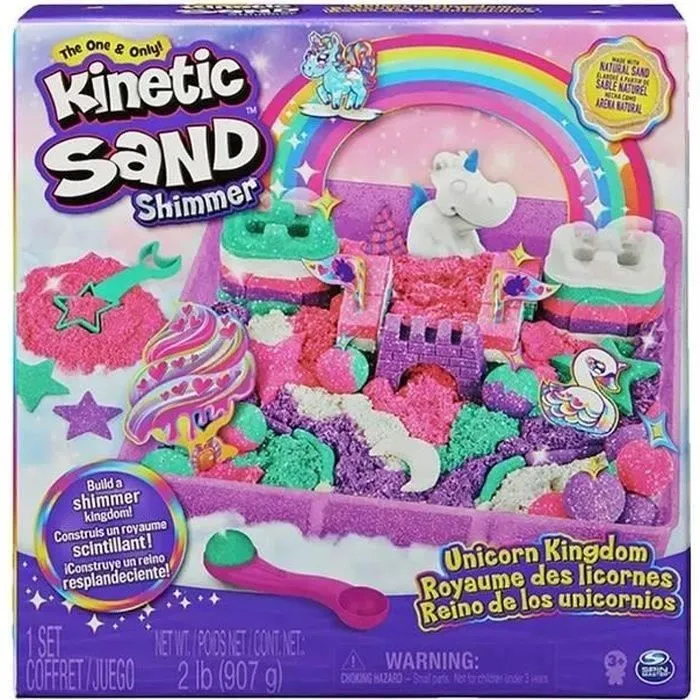 SPIN MASTER COFFRET ROYAUME DES LICORNES 907 G Kinetic Sand-1