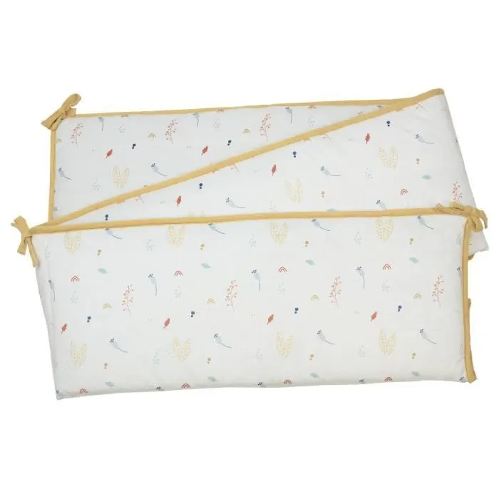 Tour de lit - TROIS KILOS SEPT - Ecru - Velours - Mixte - 23x180 cm-0