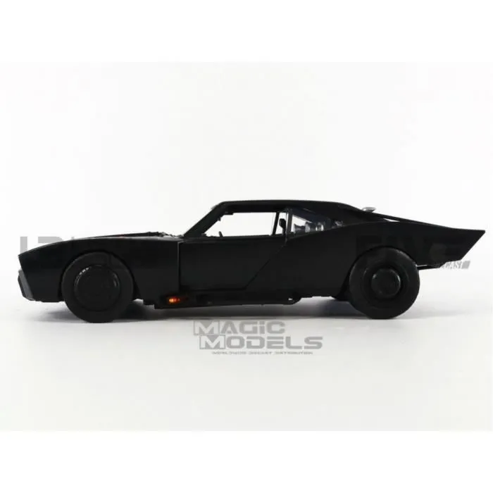 Voiture Miniature de Collection - JADA TOYS 1/18 - BATMOBILE Batmobile - The Batman 2022 - Noir-2