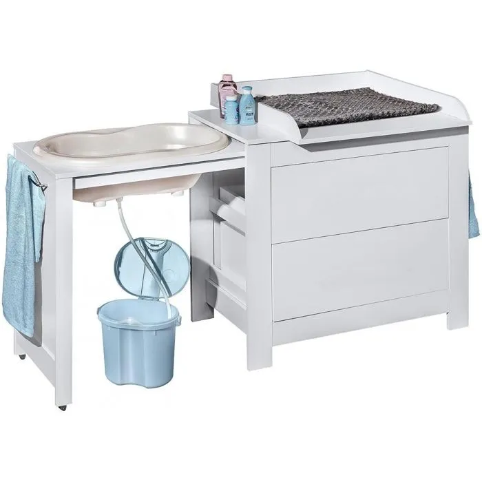 Commode de bain avec plan à-3