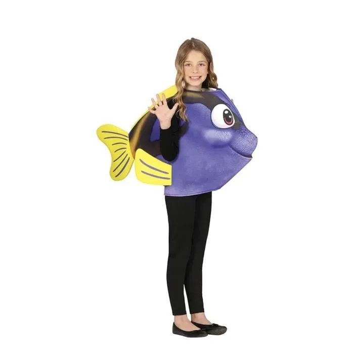 Guirca Déguisement de poisson célèbre bleu enfant (3-4 ans)-2