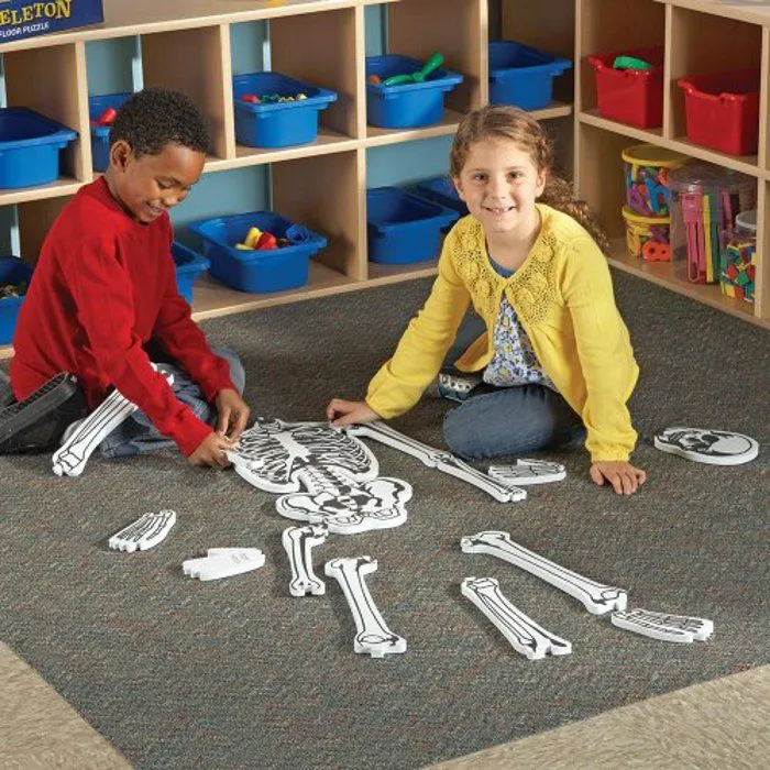 Learning Resources Resources- Puzzle au Sol en Mousse du Squelette de, - LER3332-3