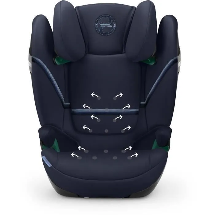 Siège auto Cybex Gold SOLUTION S2 I-FIX 3 à 12 ans - Groupe 2/3 - 100 à 150 cm Ocean Blue | navy blue-2